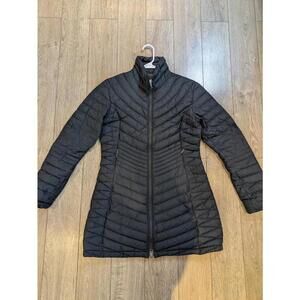 Mountain Hardware Womens Parka Quilted Down Puffer Jacket Black Size M Outdoor